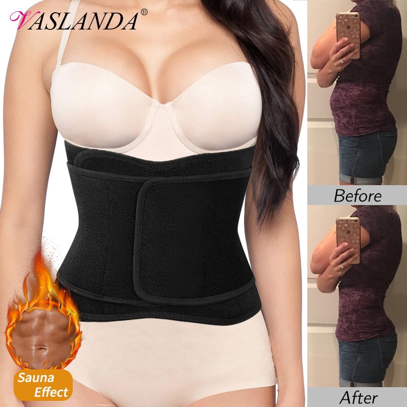 Waist Trainer Belt Sweat Sauna Body Shaper Corset Women Slimming Fitness  Belly Wrap Strap Girdle Sha