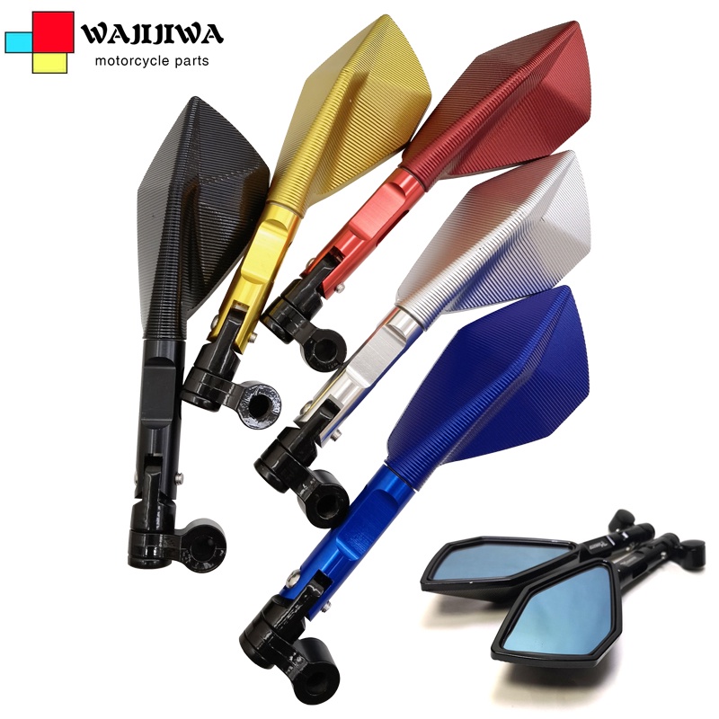 Side Mirror Motorcycle Universal For Honda Click Yamaha Mio Mirror Half ...
