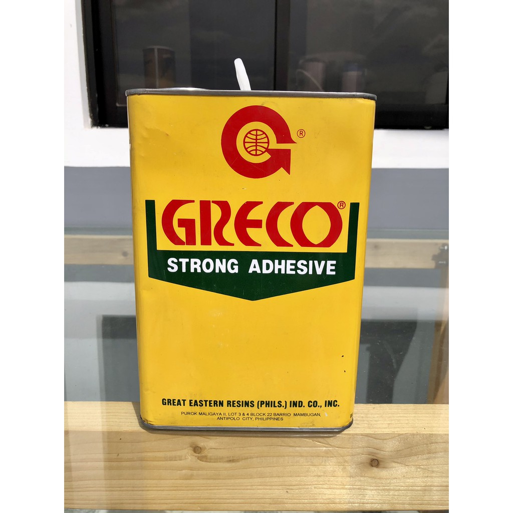 Rugby Contact Cement Greco Evergreen Adhesive 1 Gallon (3 Kg) 