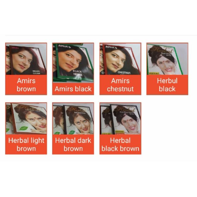 Amir's / Herbul henna hair color Shopee Philippines