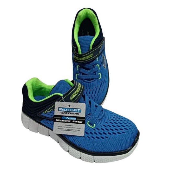 Skechers relaxed fit 2024 memory foam blue