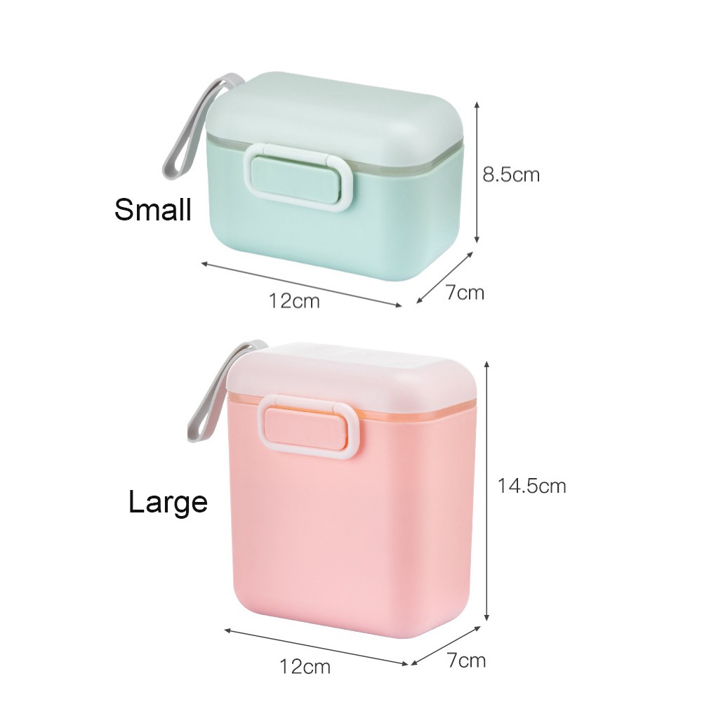 Portable Milk Powder Cans Go Out Convenient Multifunctional Baby Box ...