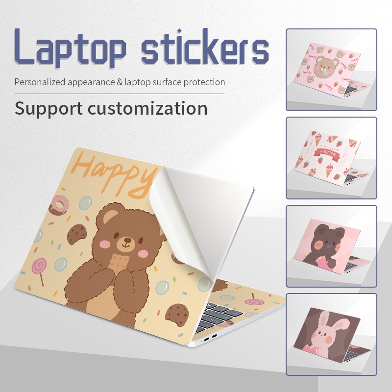 DIY Pink Cute Computer Sticker Computer Film Pink Computer Film Girls ...