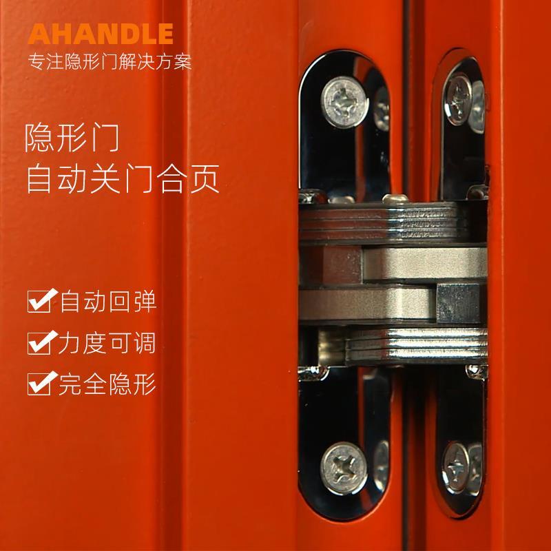 Invisible Door Hinge Hydraulic Buffer Hidden Wooden Door Hidden Door Folding Door Automatic