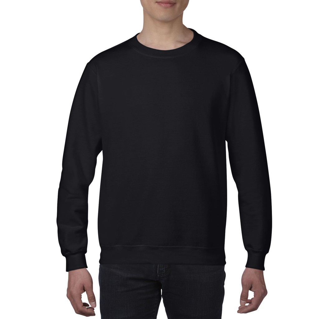 Gildan Heavy Blend Adult Crewneck Sweatshirt Black Shopee Philippines