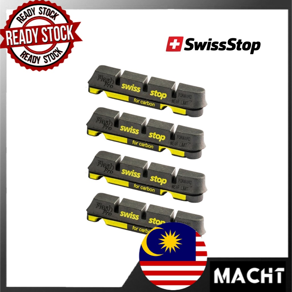 swissstop flash evo black prince carbon rim brake pads