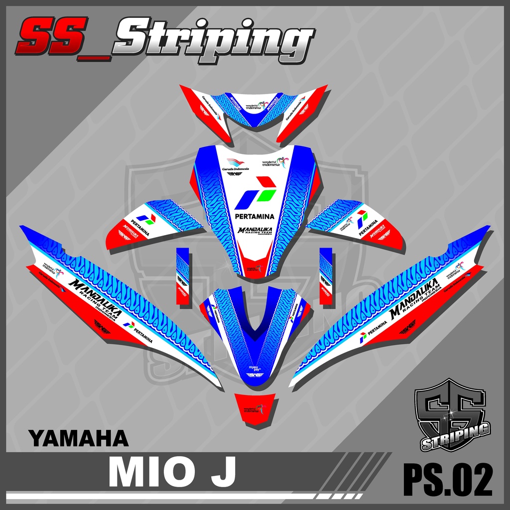Mio J Full Body Sticker Decal - Mio J Full Body Sticker with Mandalika ...