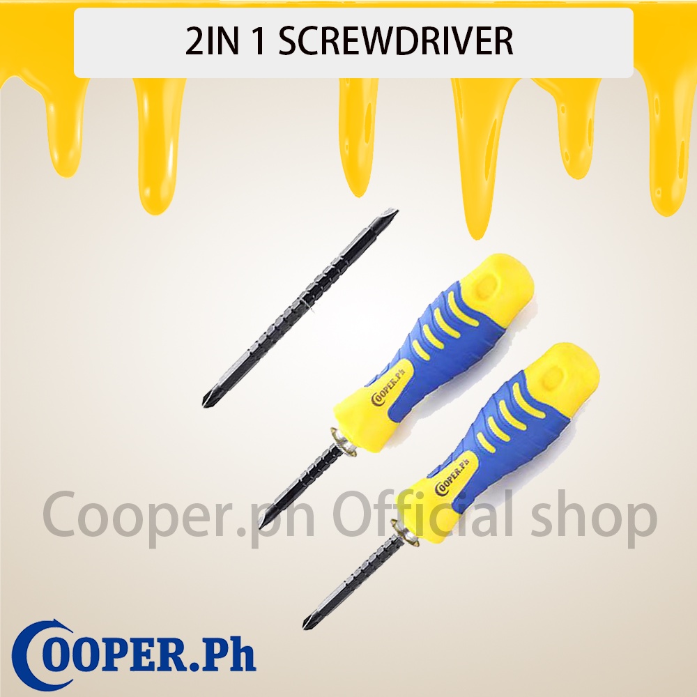 2 in 1 Retractable Adjustable Ratchet Screwdriver Set Two-Way Slotted ...
