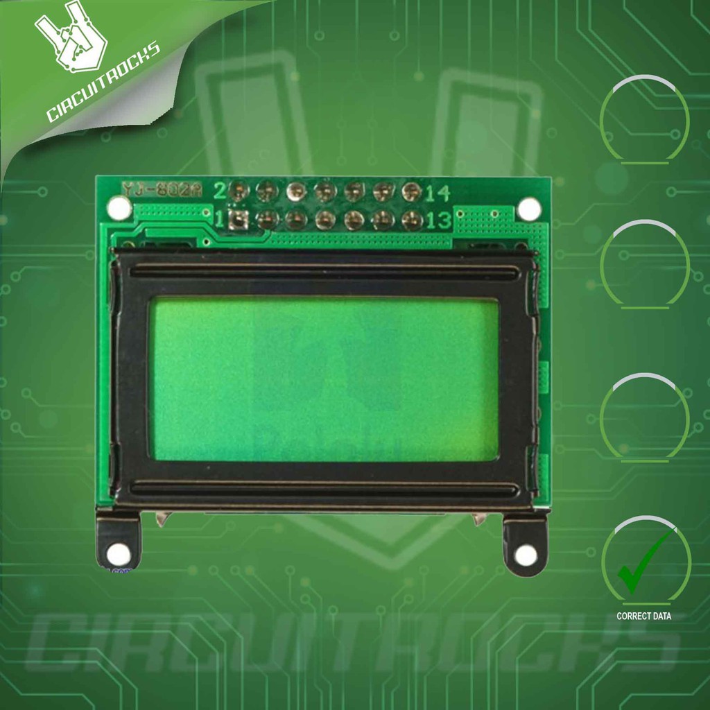 LCD 8X2 Character Black Bezel Parallel Interface | Shopee Philippines