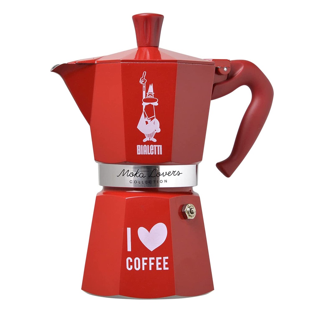 Bialetti Moka Express Moka Pot Lovers Collection Rossa - Red | Shopee ...