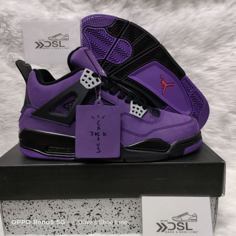 Jordan 4 2024 travis scott purple