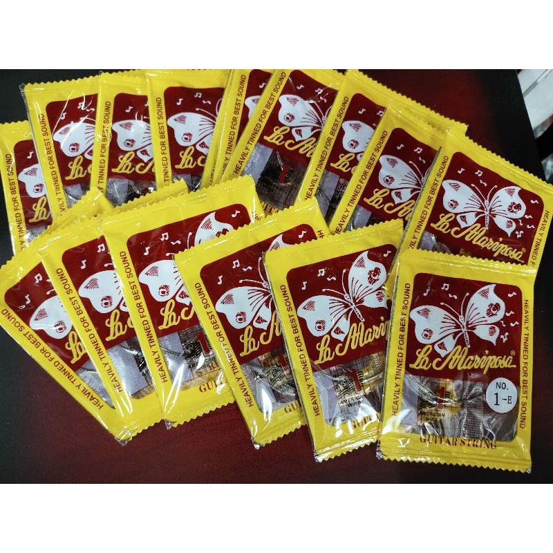 La Mariposa Acoustic String #1-E 3pcs | Shopee Philippines