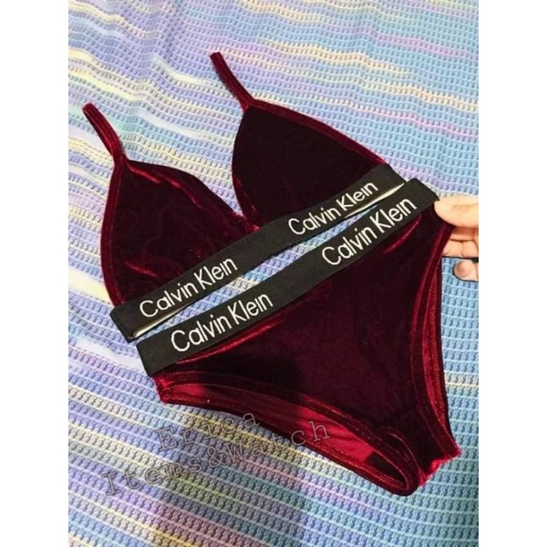 Velvet calvin clearance klein set red