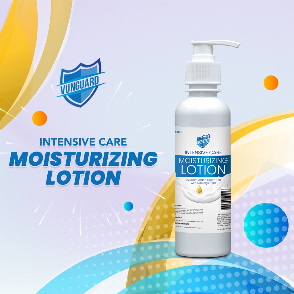 Intensive Care Moisturizing Lotion (E.ARDEN GREEN TEA) w/ Cooling ...