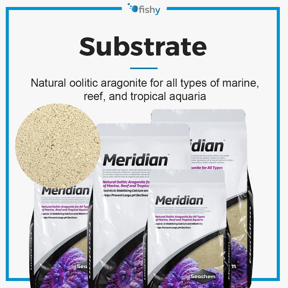 ℗Seachem Meridian (Aragonite) Aquarium Reef Sand Substrate Shopee Philippines