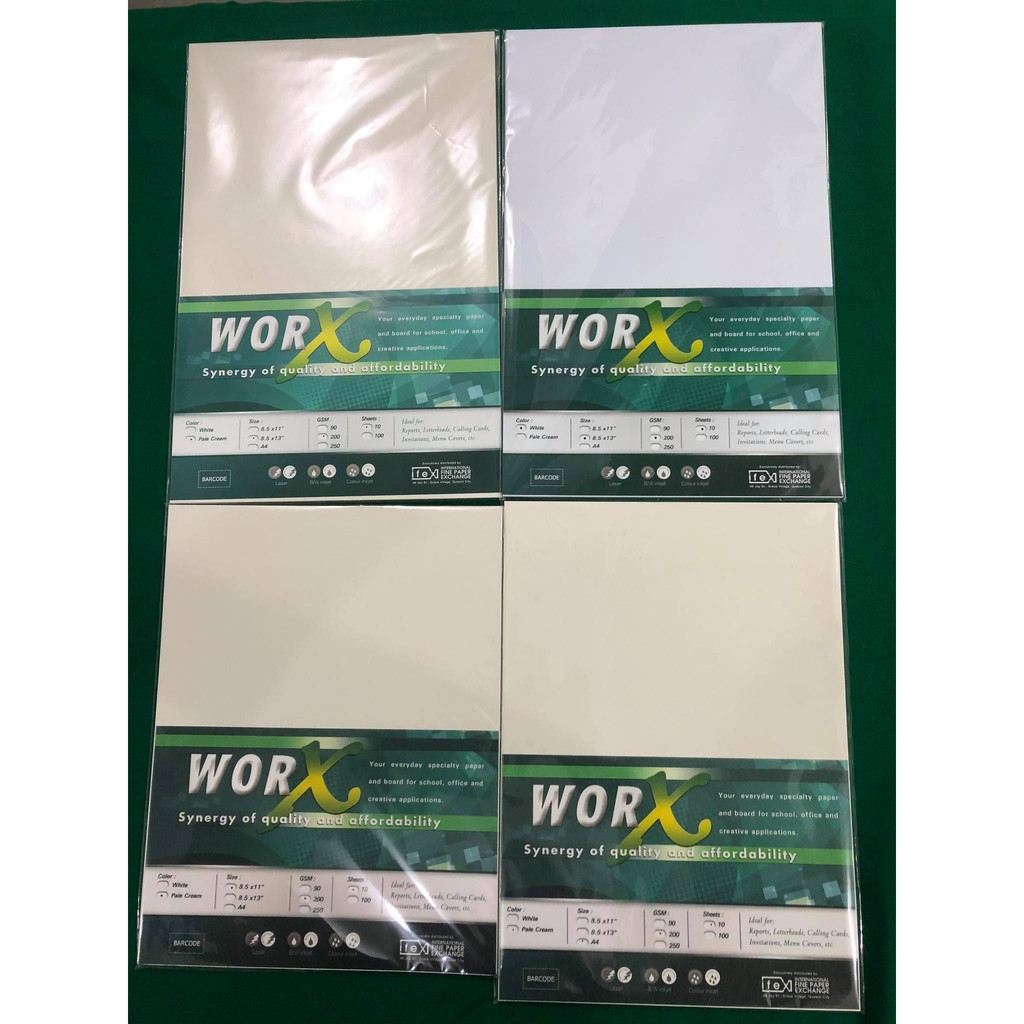 WORX Specialty Paper 200 GSM Shopee Philippines