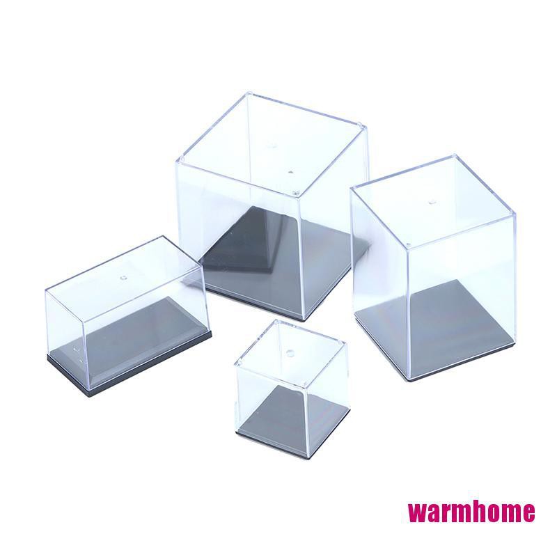 WMPH Acrylic Plastic Display Case Box Clear Dustproof Protection For ...