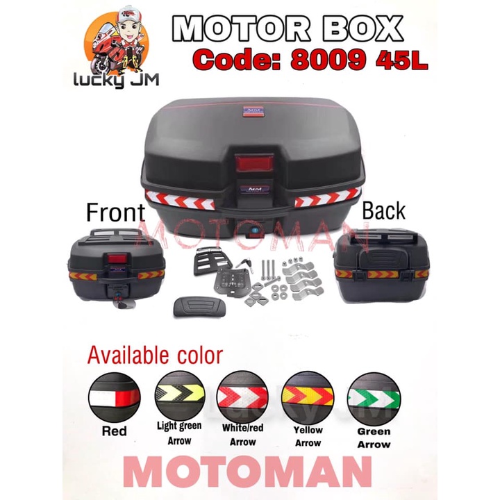 MOTOMAN MOTORBOX 8009 45L | Shopee Philippines