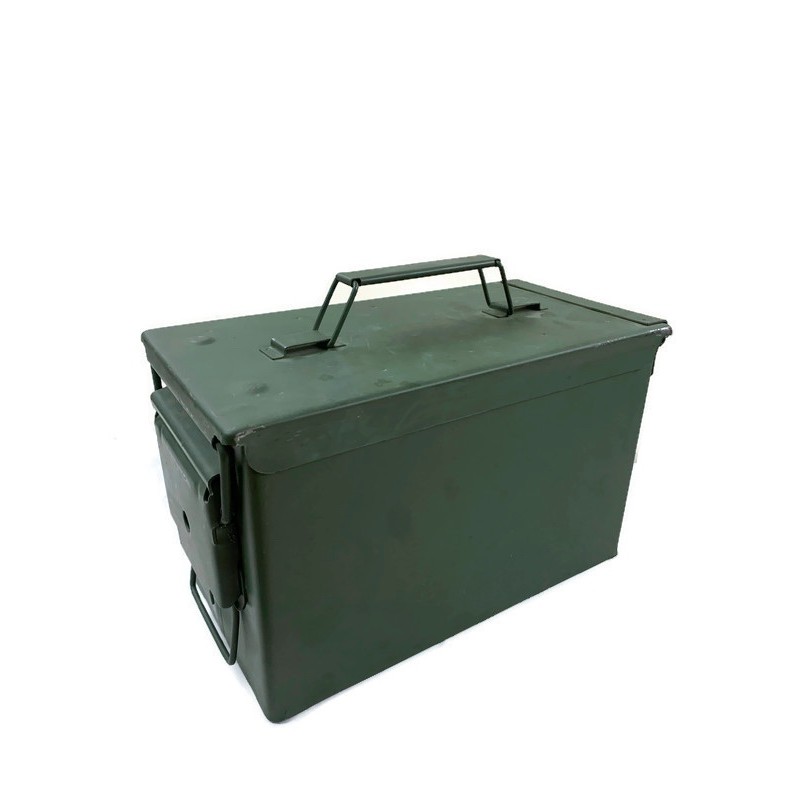 Super Heavy Duty 50 Cal. M2A1 All Metal Military Tool Box | Shopee ...