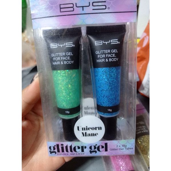 BYS Unicorn glitter gel face and body kit Shopee Philippines