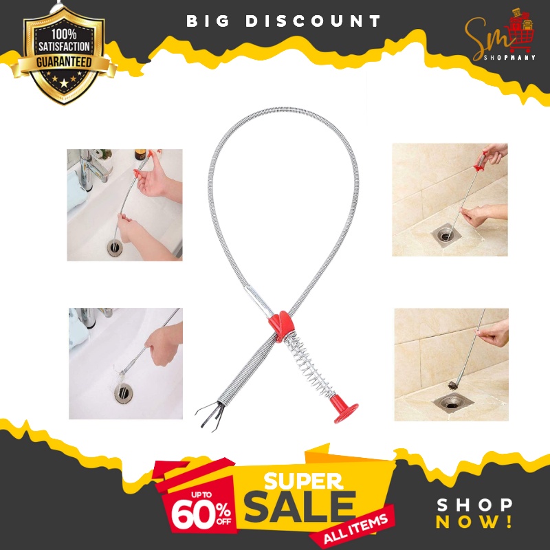 Original 120 Cm Sink Drains Grabber Tool Flexible Long Claw Pick Up