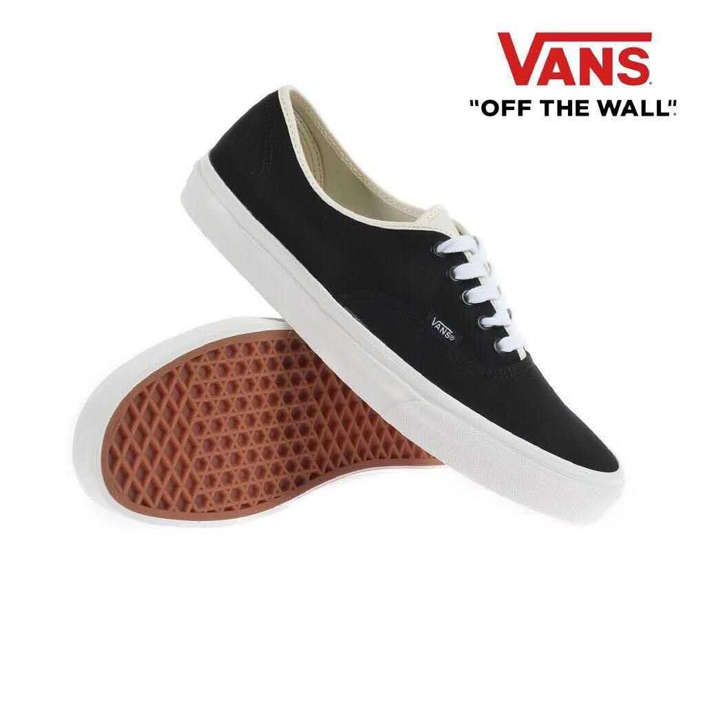 Vans black bone authentic sales