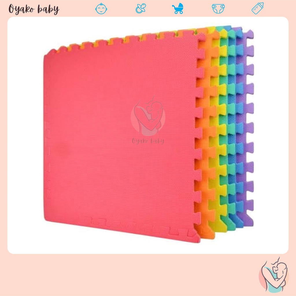 Puzzle Mat Playtime Rubber Mat Big 60 x 60 x 1.2 cm Big Puzzle Crawling Mat Playmat Shopee
