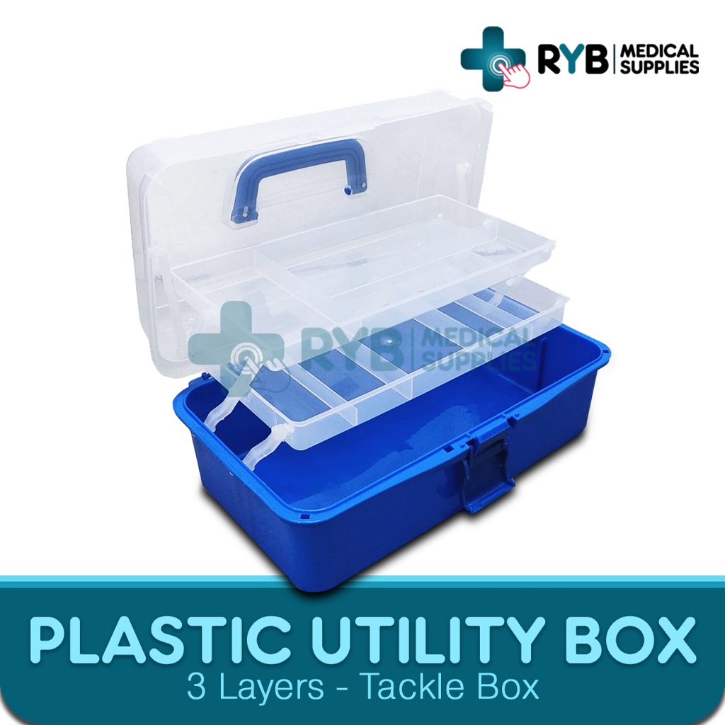 Utility Box 3 Layers / Tackle Box Plastic