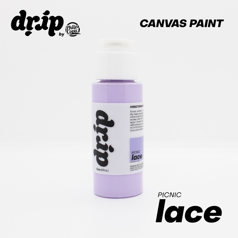 Drip Canvas / Fabric Paint PICNIC & GOTHIC Colors Shoe paint