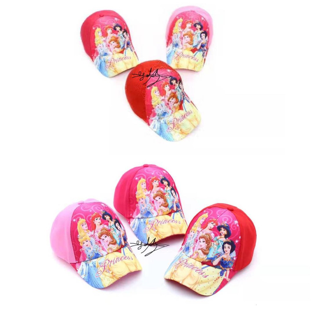 Princess Cartoon character kids cap | Shopee Philippines