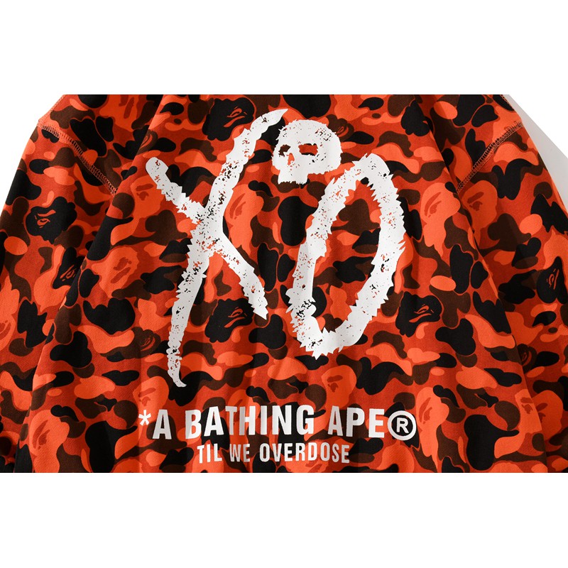 Hiphoppie BAPE Join XO hoodies til we overdose printing hoody Shopee Philippines
