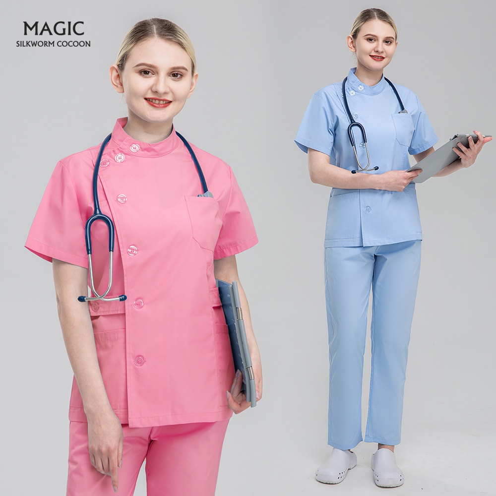 Dentistry Nursing Scrubs Uniform Dental Clinic Anesthetist Costume Pet