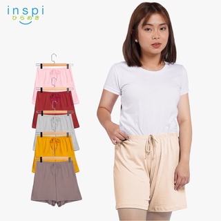 INSPI Training Shorts for Women in Gray Korean Pambahay Casual Comfy T