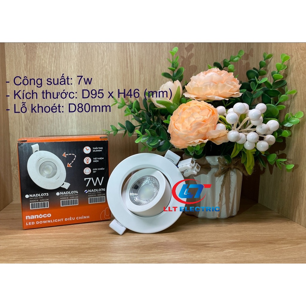 Nanoco recessed led downlight, capacity 7w, spotlight line with ...