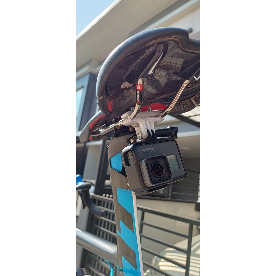 Tripod For Gopro action camera Under rail Bicycle saddle mount | Shopee ...