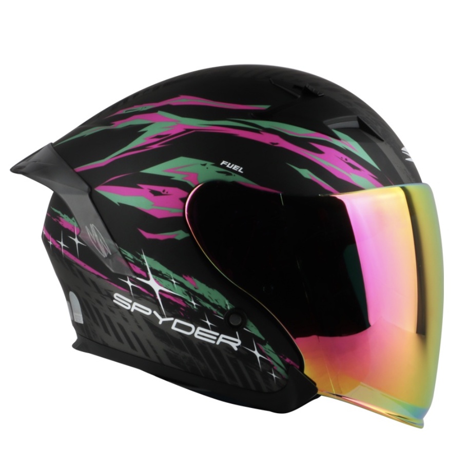 Fuel Best Spyder Helmet Spyder Dual Visor Open Face Helmet Spyder
