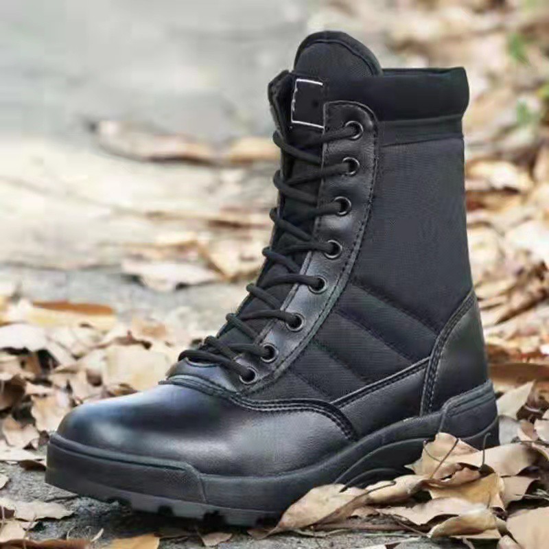 Grey combat boots outlet mens