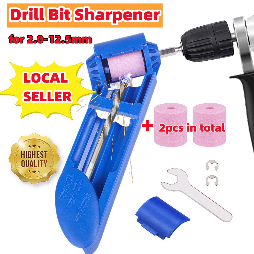 Portable Drill Bit Sharpener Corundum Grinding Wheel Bit Tool Twist ...