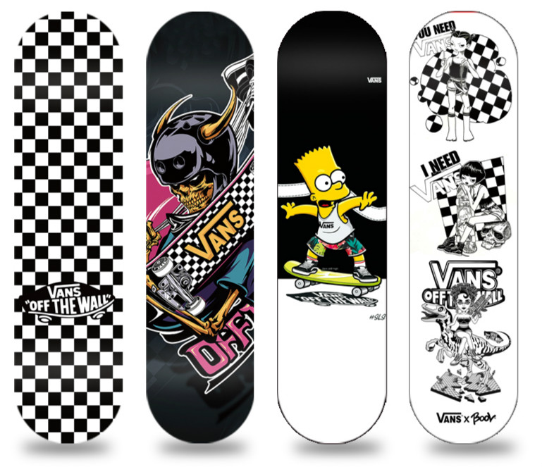 Skateboards by outlet vans