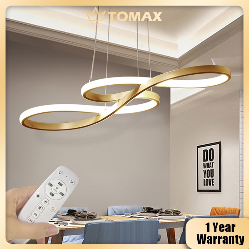 【Remote Dimming】TOMAX 75CM 58Watt LED Music Notes Pendant Lights For ...
