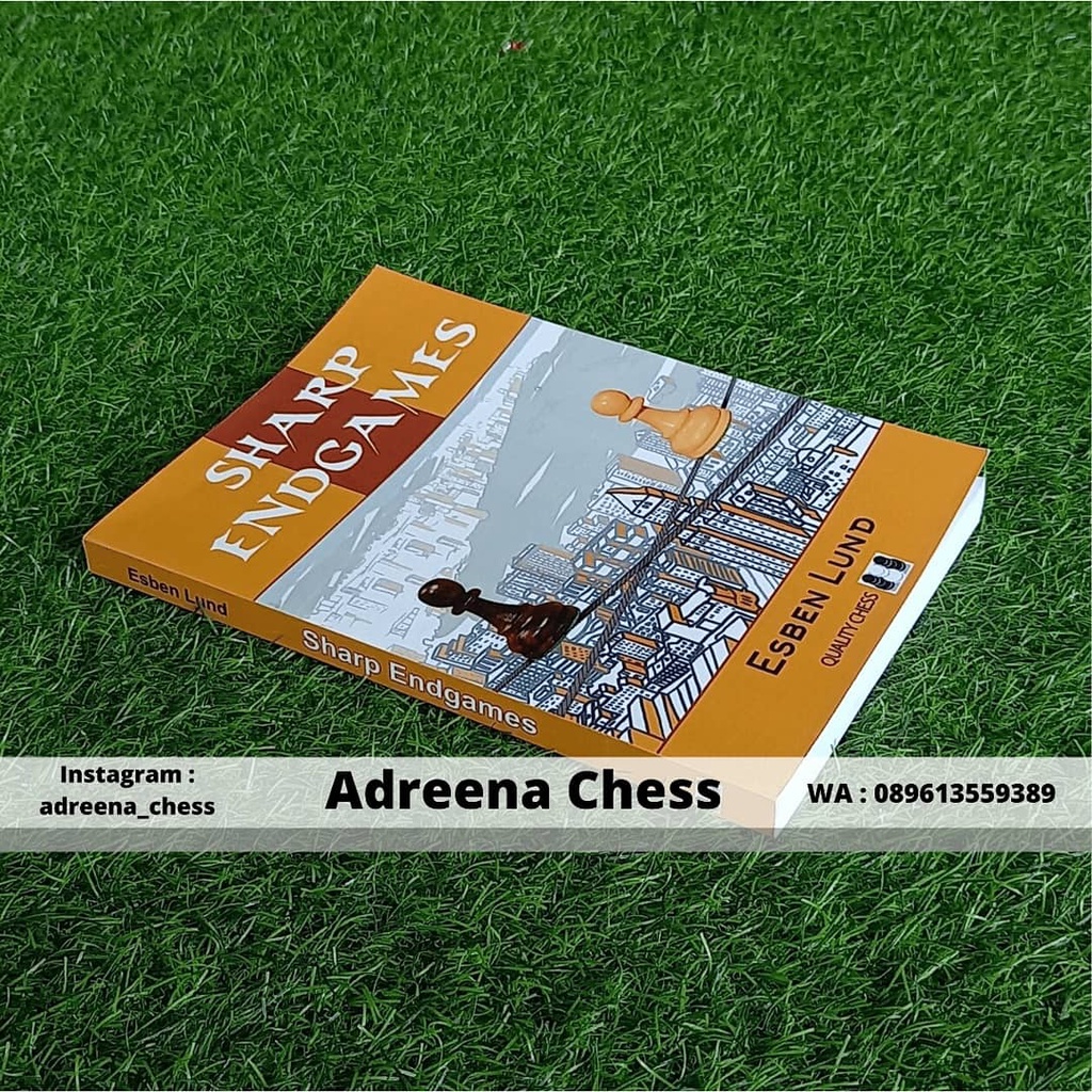 Sharp Endgames Chess Learning Book by Esten Lund | Chess Book | Shopee ...