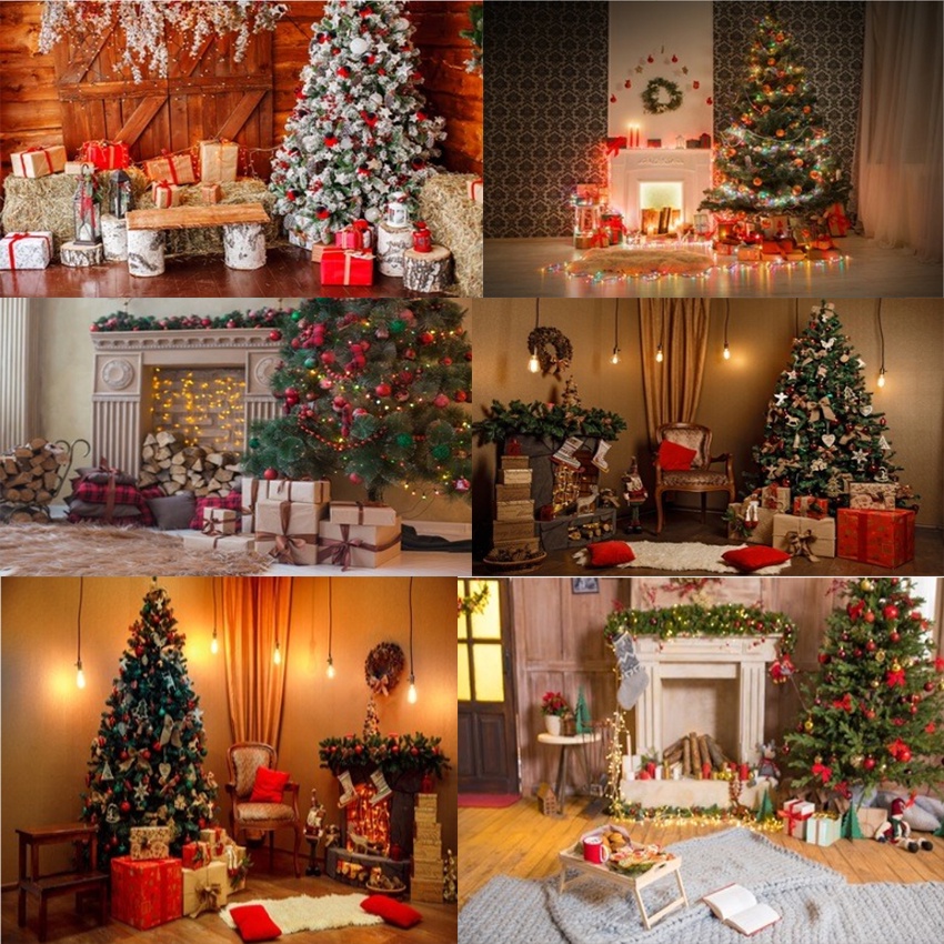 25 Opitons Xmas Backdrops For Family Festival Celebrating Photography ...
