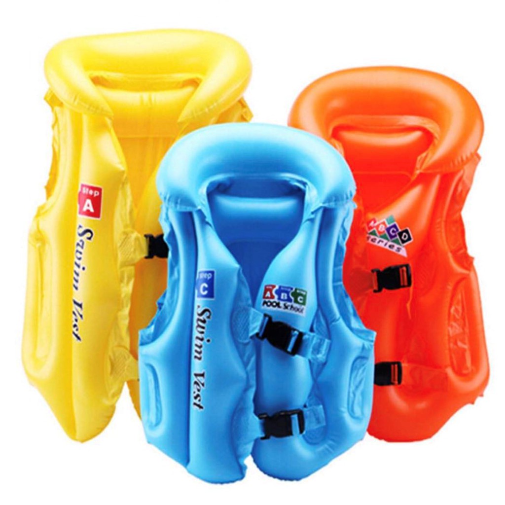 Safety Life Jacket Vest for Child Kid Baby Learn Swimming(Environmental