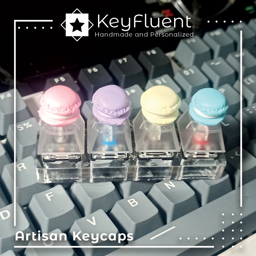 French Macaroons Artisan Polymer Keycaps | Shopee Philippines