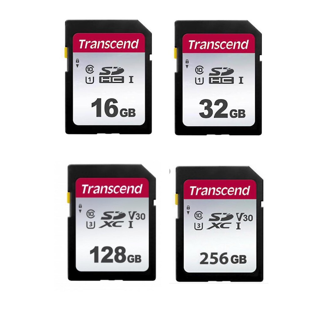 Transcend SD card 300S V30 4K class10 SDXC 16GB 32GB 64GB 128GB