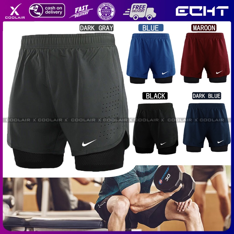 Nk Mens Running Shorts Quick Drying Breathable Active Training