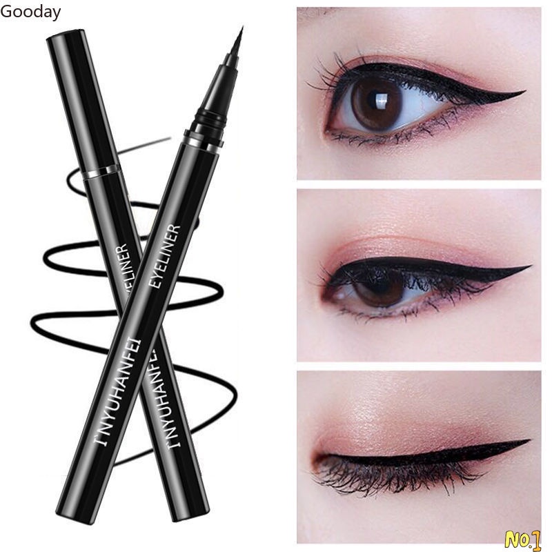 Liquid eyeliner pen is waterproof and sweatproof long-lasting and does ...