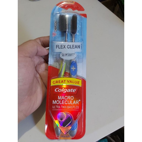 Colgate Toothbrush Flex Clean Slimsoft Twin Pack | Shopee Philippines