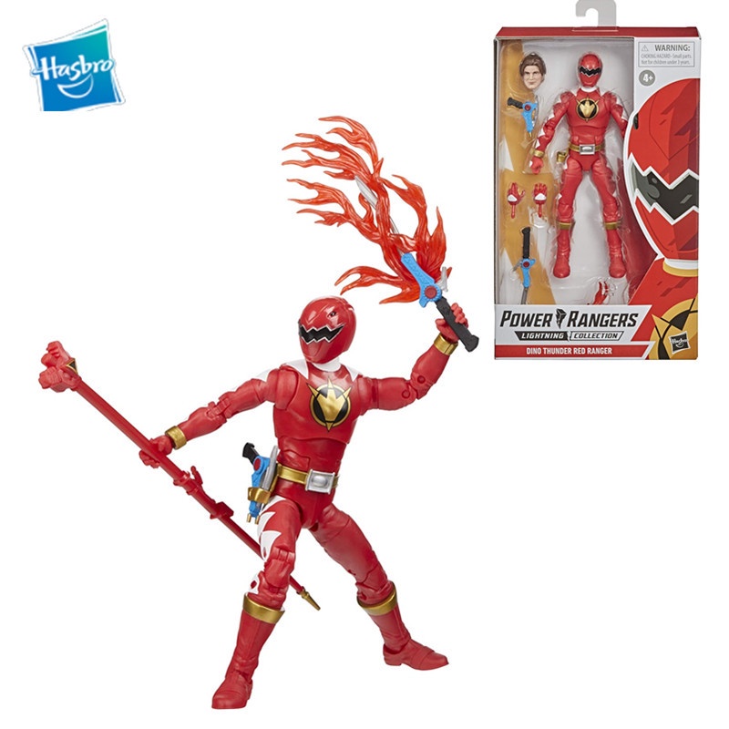 Hasbro Power Rangers Lightning Collection Dino Thunder Red Ranger 6 ...