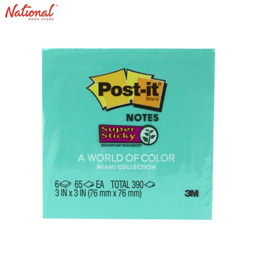 Post-It Super Sticky Note 6 Colors N.Pink N.Orange N.Yellow N.Green ...